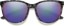 Smith Lake Shasta Polarized Sunglasses - black marble/chromapop violet mirror polarized lens - front