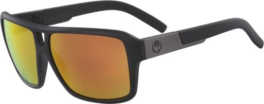 Dragon The Jam Sunglasses - matte black/red ion lumalens - view large