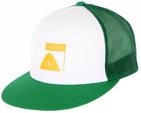 Poler Summit Trucker Hat - dark green