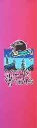 Scram Graphic Griptape Skateboard Grip Tape - christ-air pink