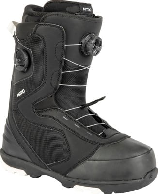 Nitro Club Boa Snowboard Boots 2023 - black/white - view large