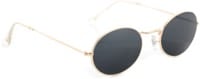 Glassy Campbell Polarized Sunglasses - gold/black polarized lens