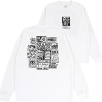 Polar Skate Co. Classifieds L/S T-Shirt - white