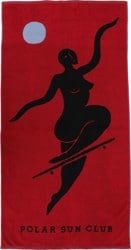 Polar Skate Co. No Complies Forever Beach Towel - cherry