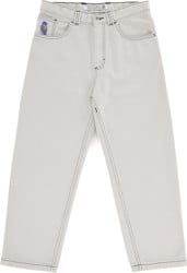 Polar Skate Co. '93! Denim Jeans - washed white