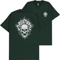 Creature Bonehead Flame T-Shirt - forest green
