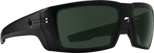 Spy Rebar Sunglasses - matte black/happy gray green lens - view large