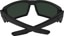 Spy Rebar Sunglasses - matte black/happy gray green lens - reverse
