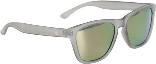 Glassy Deric Polarized Sunglasses - matte trans grey/purple mirror polarized lens - view large
