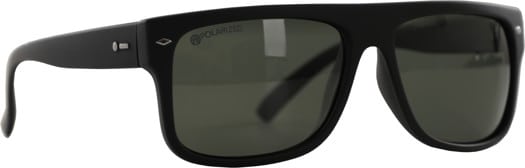 Dot Dash Sidecar Polarized Sunglasses - black satin/grey polarized lens - view large
