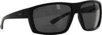 Dot Dash Shizz Polarized Sunglasses - black satin/grey polar lens