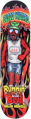 Blood Wizard Miskell Runnin With The Devil 8.6 Skateboard Deck - view large