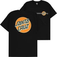 Santa Cruz Other Dot T-Shirt - black/orange/mint