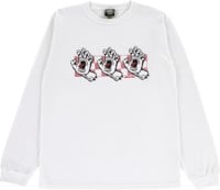 Santa Cruz Contest Hand L/S T-Shirt - white