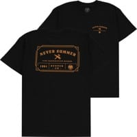 Never Summer Rockland T-Shirt - black