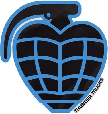 Thunder Grenade Diecut MD Sticker - black/blue - view large