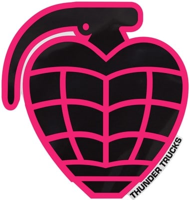 Thunder Grenade Diecut MD Sticker - black/pink - view large