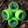 Tactics Slime Balls x Tactics Mini OG Slime Cruiser Skateboard Wheels - grime balls (78a) - alternate 2