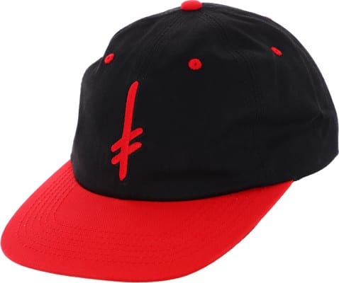 Deathwish Gang Logo Snapback Hat - black/red - view large
