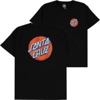 Santa Cruz Kids Wash Dot T-Shirt - black