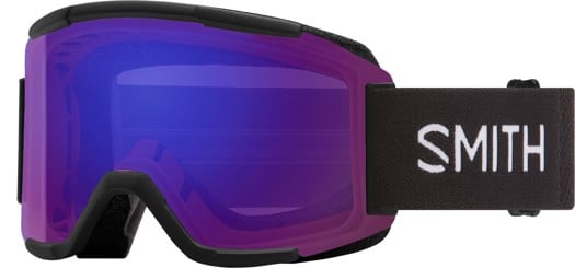 Smith Squad S Goggles - black/everyday violet mirror + clear lens - view large