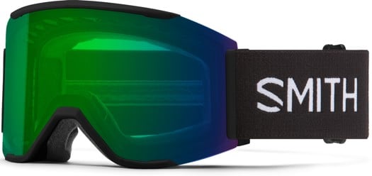Smith Squad Mag ChromaPop Goggles + Bonus Lens - black/everyday green mirror + storm blue sensor mirror lens - view large
