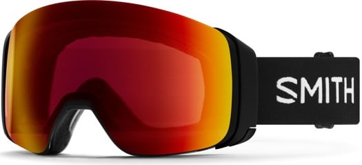 Smith 4D Mag ChromaPop Goggles + Bonus Lens - black/sun red mirror + storm yellow flash lens - view large