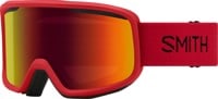 Smith Frontier Goggles - lava/red sol-x mirror lens