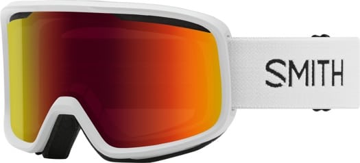 Smith Frontier Goggles - white/red sol-x mirror lens - view large
