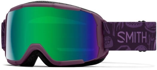 Smith Grom Kids Goggles - amethyst mushrooms/green sol-x mirror lens - view large