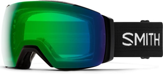 Smith I/O Mag XL ChromaPop Goggles + Bonus Lens - black/everyday green mirror + storm blue sensor mirror lens - view large