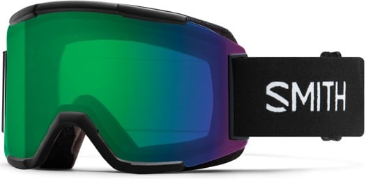 Smith Squad ChromaPop Goggles + Bonus Lens - black/everyday green mirror + clear lens - view large