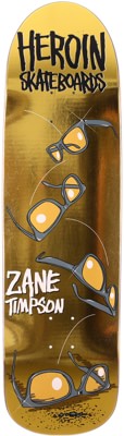 Heroin Zane Timpson Glasses 9.0 Skateboard Deck - gold foil - view large