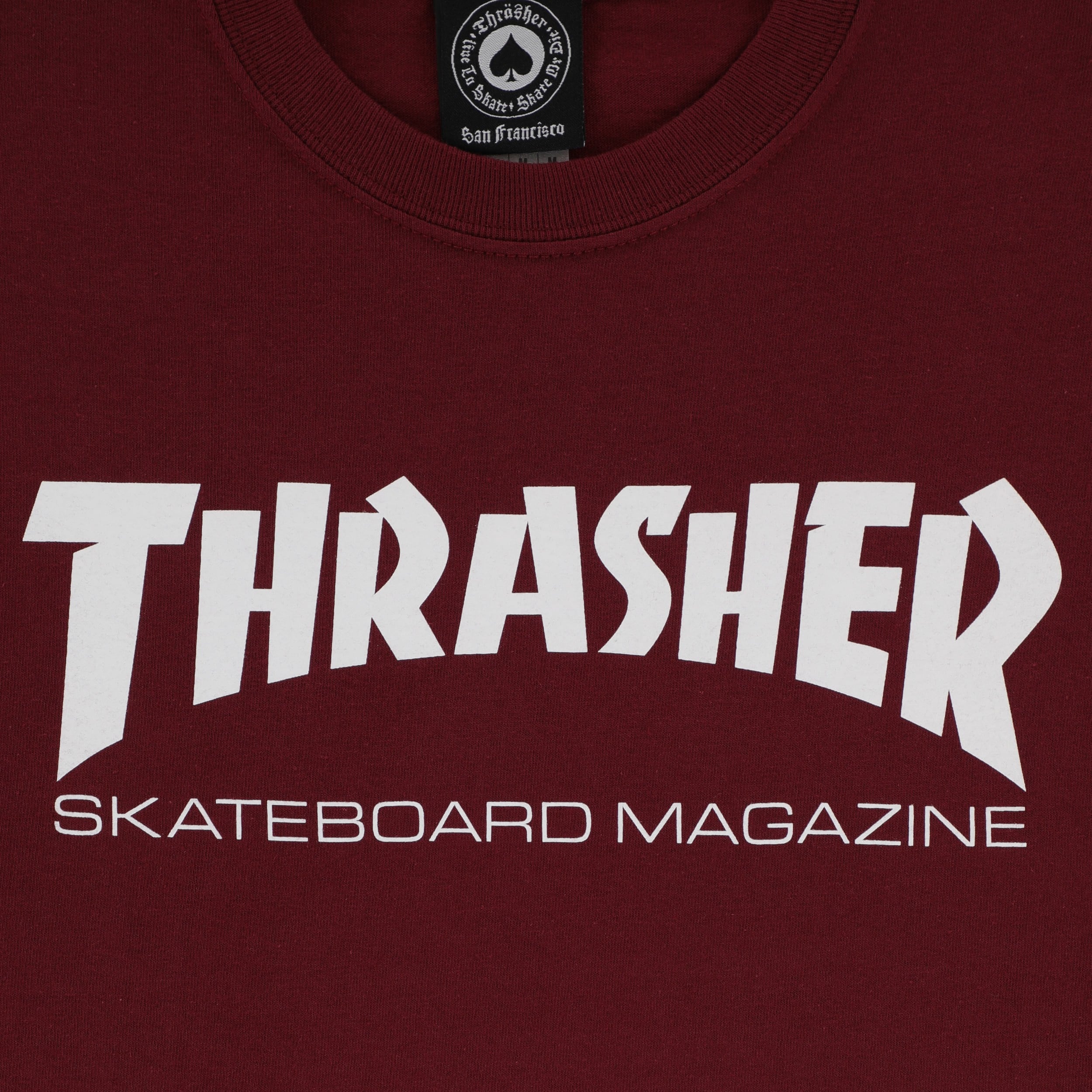 Thrasher Skate Mag T-Shirt - maroon | Tactics