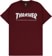 Thrasher Skate Mag T-Shirt - maroon