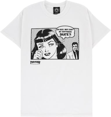 Thrasher Boyfriend T-Shirt - white - view large