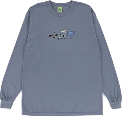 Frog Yeah Mane L/S T-Shirt - fuzzy blue - view large