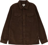 Rhythm Corduroy L/S Shirt - chocolate