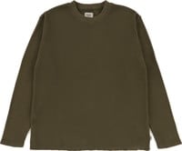 Rhythm Classic Waffle Knit L/S T-Shirt - olive