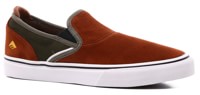 Emerica Wino G6 Slip-On Shoes - (chris wimer) brown/green