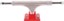 Ace 33 Hi Skateboard Trucks - polished/red