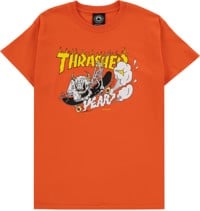 Thrasher 40 Years Neckface T-Shirt - orange