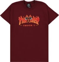 Thrasher Truck 1 T-Shirt - maroon