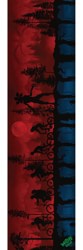 MOB GRIP Stranger Things Graphic Skateboard Grip Tape - silhouettes