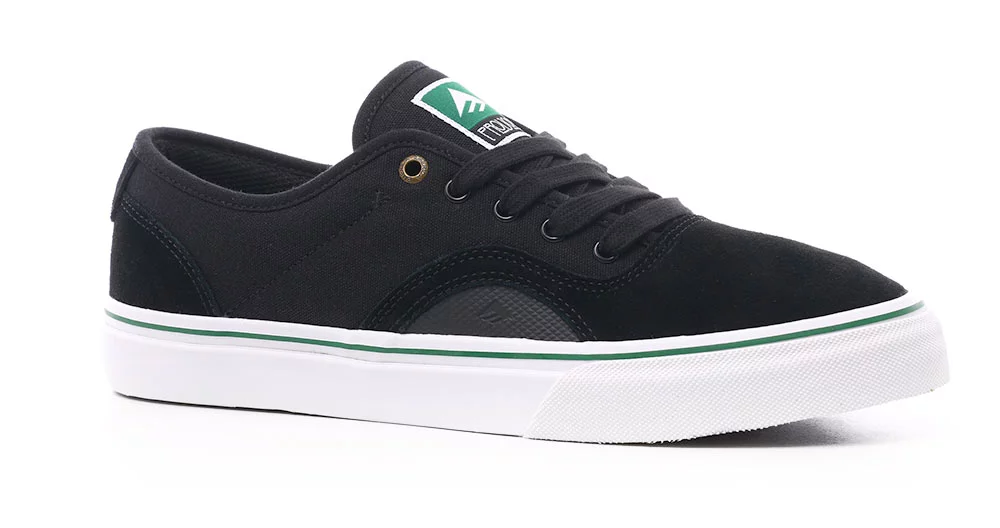 Emerica Provost G6 Skate Shoes black white gold Tactics