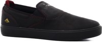 Emerica Wino G6 Cup Slip-On Shoes - (dakota servold) black/black/red