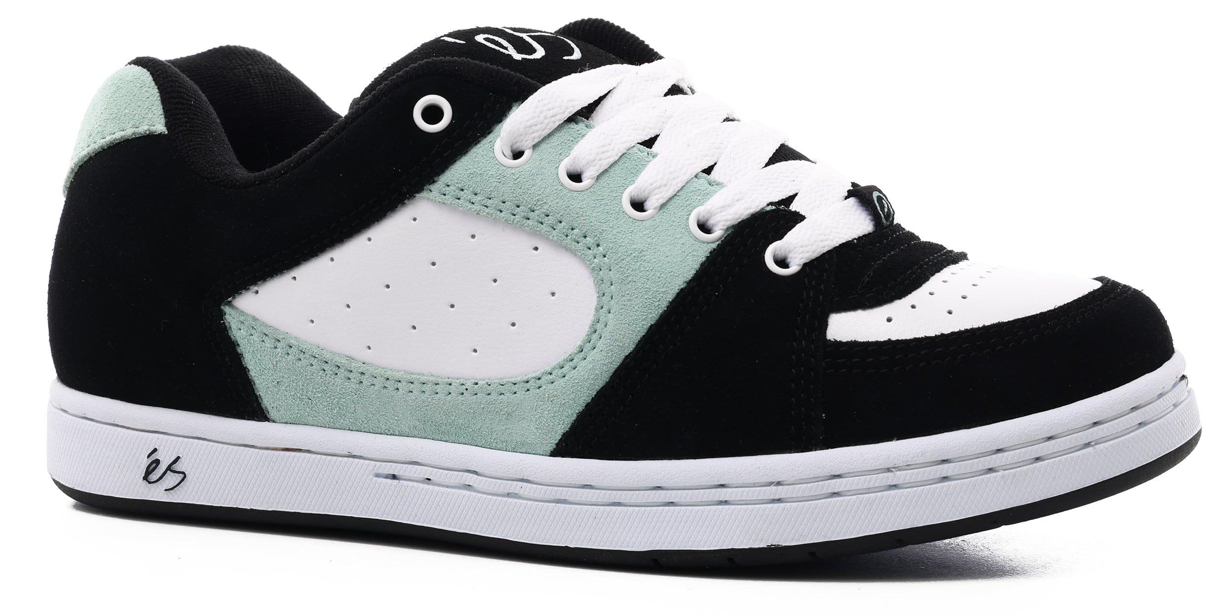 eS Accel OG Skate Shoes black/white/turquoise Free Shipping Tactics