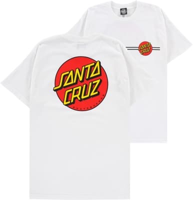 Santa Cruz Classic Dot T-Shirt - white - view large