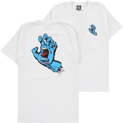 Santa Cruz Screaming Hand T-Shirt - white - view large