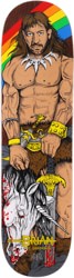 Metal Brian Anderson The Barbarian 8.5 Guest Pro Skateboard Deck - brown